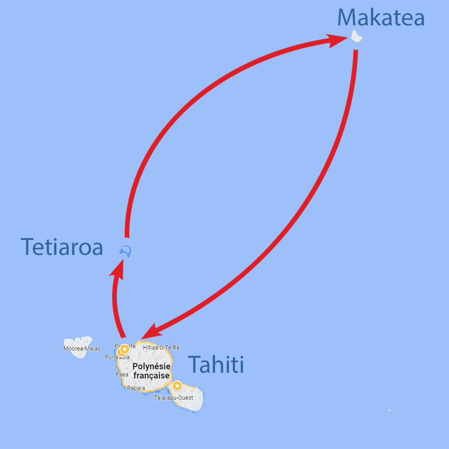 Catamaran cruise in Makatea